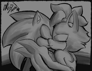 Sonaze Kiss - Sketch by FelisMoon