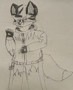 Bubba In his race gear and Phoenix 3.0 by TriggerTheFoxIB