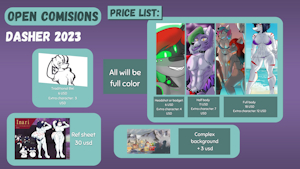 OPEN COMISIONS by D4sh3r