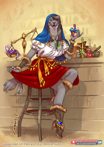 Devushka the Potion-Witch - Patreon Vote Winner by Zummeng