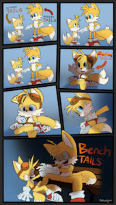 Bench Tails would like a new friend by AniTwenty