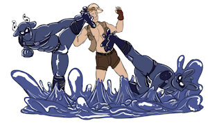 Kid's Goojitsu Fight by FunhouseTyler