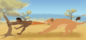 Beware of the lions by Inukuroo