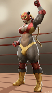 Erika "Furyhoney" Amani by Xavkitsune