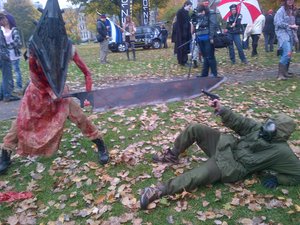 Zombie walk (Canada Ontario) by MorticianEmbalmer