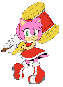 Amy Rose by LeatherRuffian