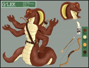 G'lek Reference - Jupiterfox Commission by Glek