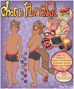 Charan_flameTail age 24 16/12/2020 by CharryMuckyPup