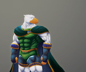 Eagle Hero Pose B by Duphasdan