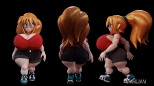 Walk Cycle Felicia by Tahlian