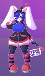 [COMM] Eris Pinup by Alyrise by JustCallMeStent