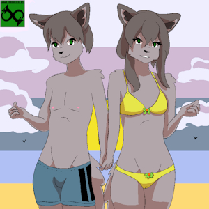 alex and lexi by Awooboros