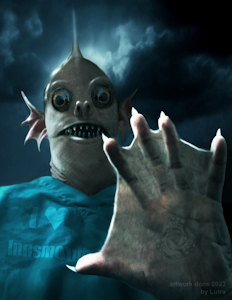 Commission - I love Innsmouth by lutra1975