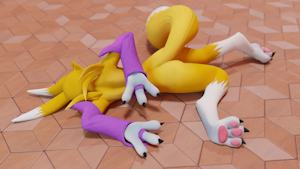 Renamon by squeeshy
