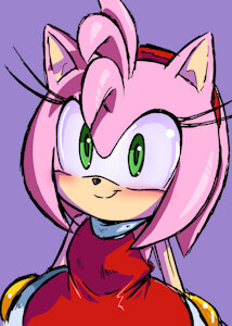 Amy colored sletch by randomguy999