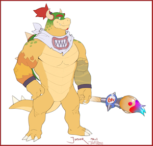Tentative adult Junior design by BonfireDemon