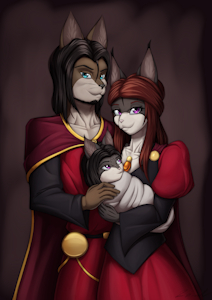 Alcot family portrait by Zaowl