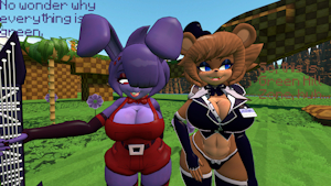 (What If..) Frenni and Friends in Green Hill Zone by tornike