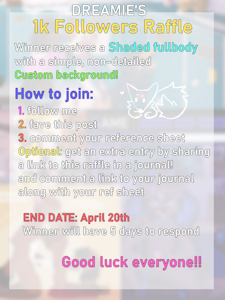 [CLOSED] Free Art Raffle by CinderRoo