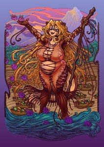 (by Lachland-Nightingale) Haukena Offering to Sunset by rnixon