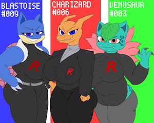 ~villain starters, Kanto edition~ by Flamitha