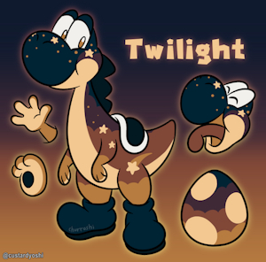 Twilight Yoshi by elderflowerpudding