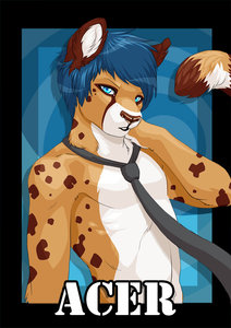My Conbadge! :D by AcerPaws