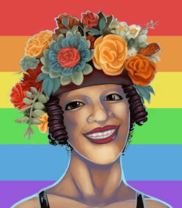 Marsha P Johnson by RaineShadowpaw