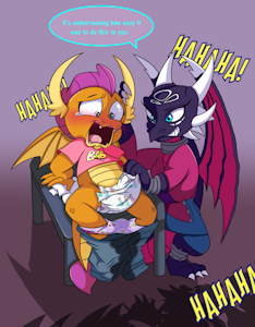 S V. C, Pt. 2: Diaper Dragon (Commission + STORY) by EmperorCharmy