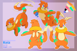 Keiz the Buizel by Wizardstic