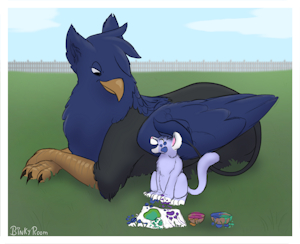 Birbo the caretaker by BinkyRoom