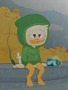 Louie's Rainy Blaze by AmorousArtist