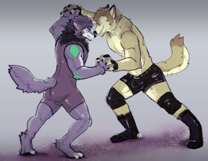 Wrestling by zhiicatto