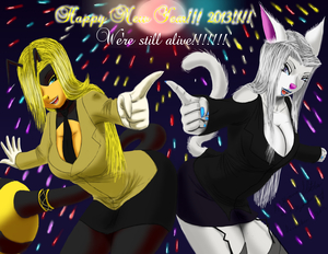 Happy New Year 2013 CG by Kyanbu
