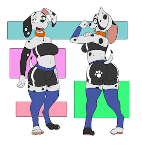 Melody Anthro Ref by Frostwolf300