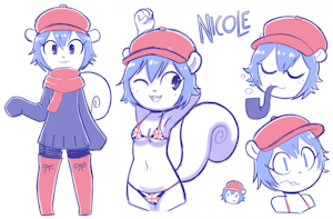 Nicole, Squirrel Detective by Disfigure