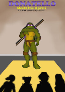 Donatello Meets the Aprils by Squeakertons