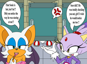 Ladies-Room Talk by sonictopfan