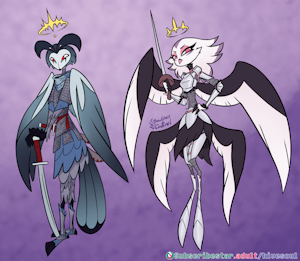 Comm - Angel designs by SoulCentinel