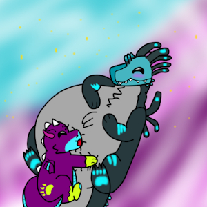 abrazo yey!!! by Laziart