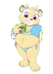 *Judgmentally Sips Juice* by UrbanSaint