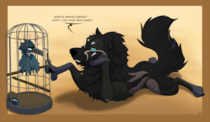 Bird in Cage by McFan