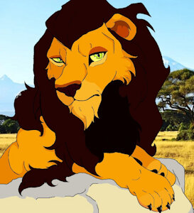 King Ahadi Fanart by AkyraStorm