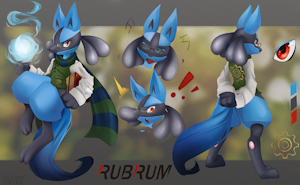 Rubrum, the intrepid scholar by TheNomadicDragon