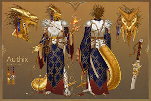 Authix, Aurak Draconian by Authix