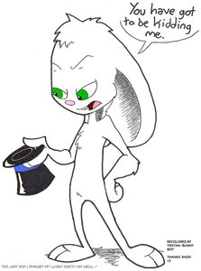 The Top Hat of Win Eludes Tristan Again! by TristanBunnyBoy