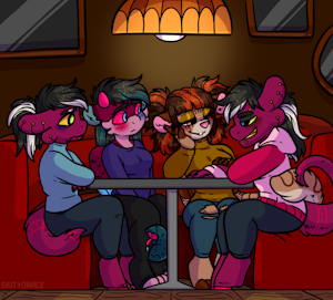 Four's a Crowd by Gluttonace