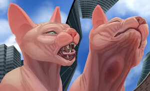 Kaiju Kat 3/7 by epeon
