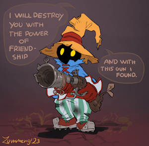 Vivi with a Gun by Zummeng