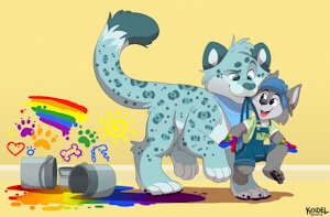 Pic 14 colorful wall by KoidelCoyote